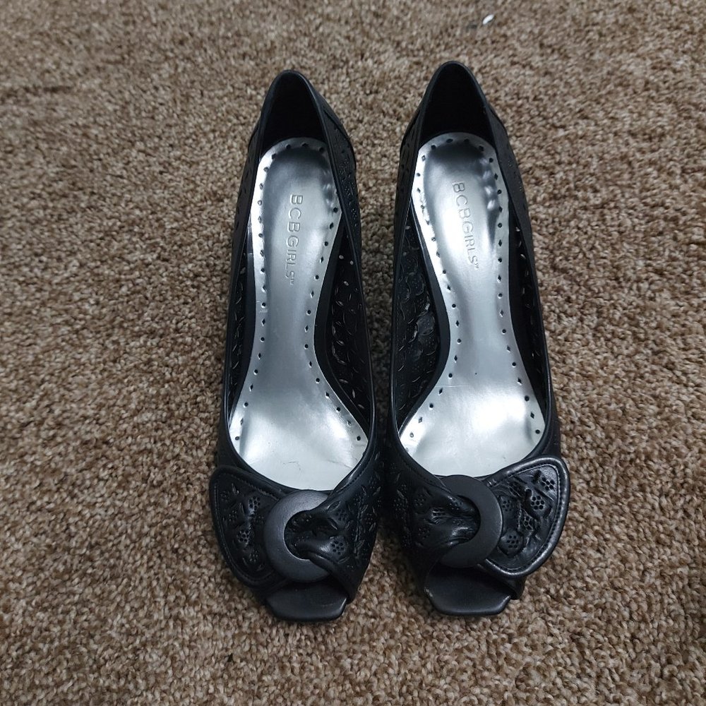 BCBGirls Octopus Black Heels